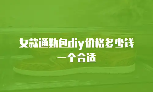 女款通勤包diy价格多少钱一个合适