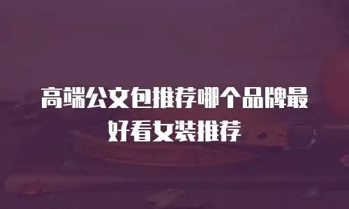 高端公文包推荐哪个品牌最好看女装推荐