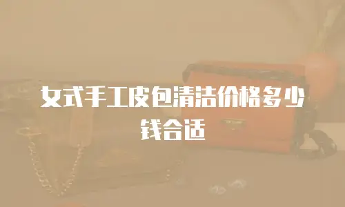女式手工皮包清洁价格多少钱合适