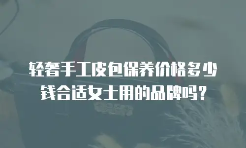 轻奢手工皮包保养价格多少钱合适女士用的品牌吗？