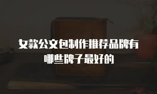女款公文包制作推荐品牌有哪些牌子最好的