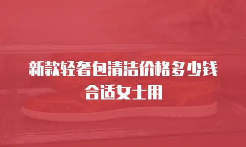 新款轻奢包清洁价格多少钱合适女士用