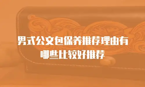 男式公文包保养推荐理由有哪些比较好推荐