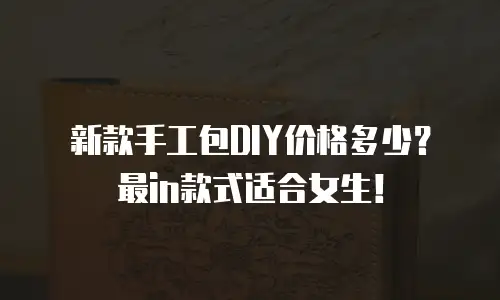 新款手工包DIY价格多少？最in款式适合女生！