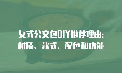女式公文包DIY推荐理由：材质、款式、配色和功能