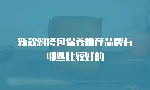 新款斜挎包保养推荐品牌有哪些比较好的