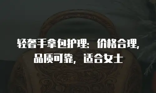轻奢手拿包护理：价格合理，品质可靠，适合女士