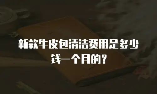 新款牛皮包清洁费用是多少钱一个月的？