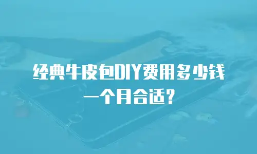 经典牛皮包DIY费用多少钱一个月合适？