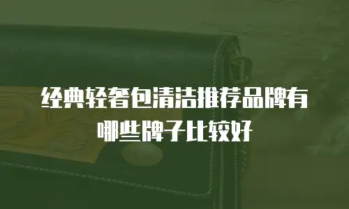 经典轻奢包清洁推荐品牌有哪些牌子比较好