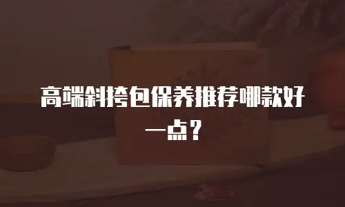 高端斜挎包保养推荐哪款好一点？
