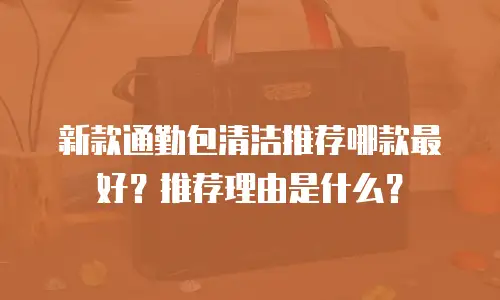 新款通勤包清洁推荐哪款最好？推荐理由是什么？