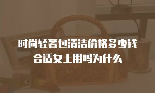 时尚轻奢包清洁价格多少钱合适女士用吗为什么