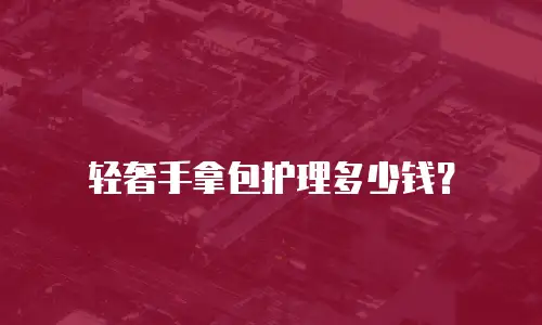 轻奢手拿包护理多少钱？