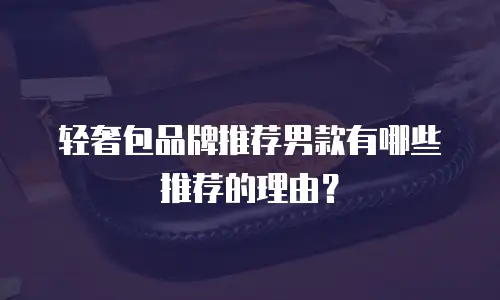 轻奢包品牌推荐男款有哪些推荐的理由？