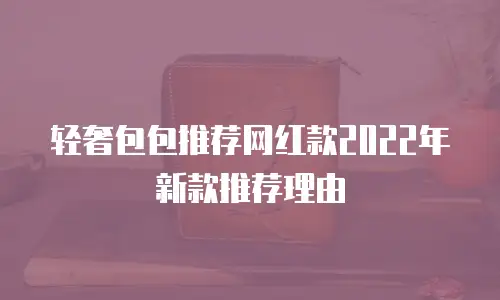 轻奢包包推荐网红款2022年新款推荐理由