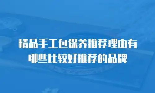 精品手工包保养推荐理由有哪些比较好推荐的品牌
