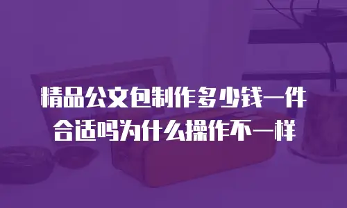 精品公文包制作多少钱一件合适吗为什么操作不一样