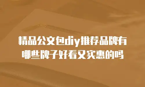 精品公文包diy推荐品牌有哪些牌子好看又实惠的吗