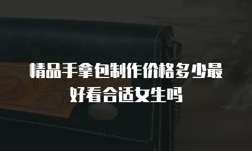 精品手拿包制作价格多少最好看合适女生吗