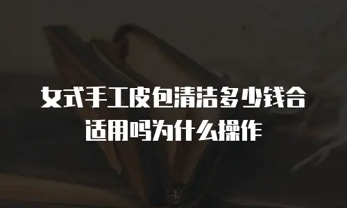 女式手工皮包清洁多少钱合适用吗为什么操作