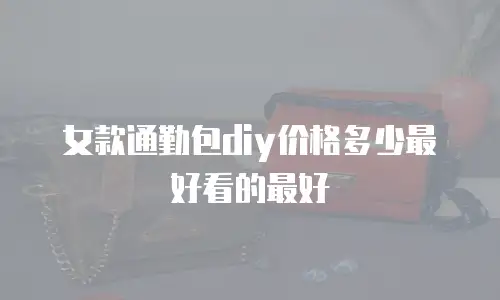 女款通勤包diy价格多少最好看的最好