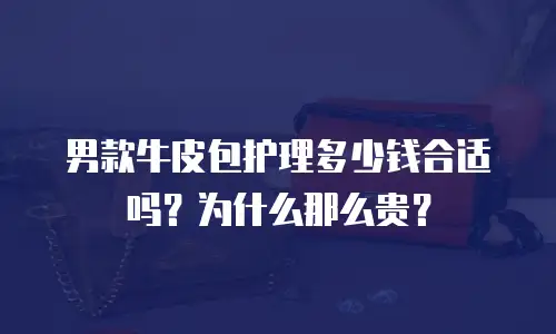 男款牛皮包护理多少钱合适吗？为什么那么贵？