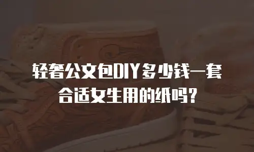 轻奢公文包DIY多少钱一套合适女生用的纸吗？