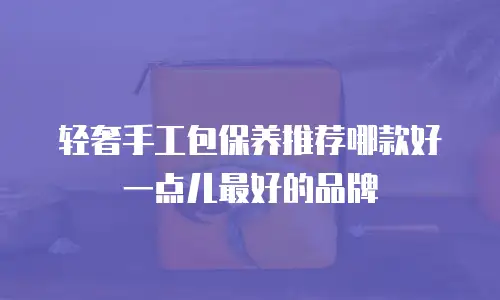 轻奢手工包保养推荐哪款好一点儿最好的品牌