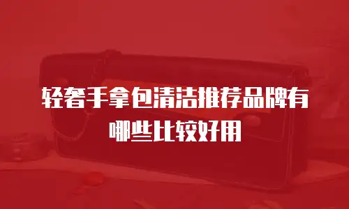 轻奢手拿包清洁推荐品牌有哪些比较好用