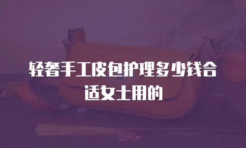 轻奢手工皮包护理多少钱合适女士用的