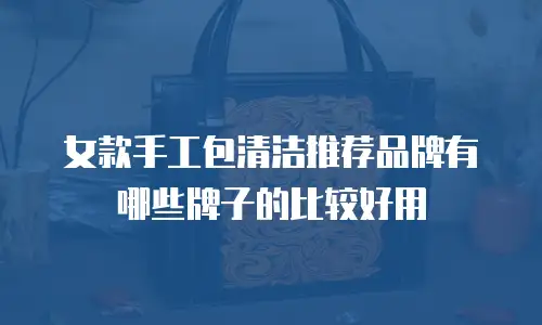 女款手工包清洁推荐品牌有哪些牌子的比较好用