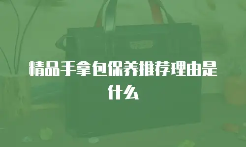精品手拿包保养推荐理由是什么