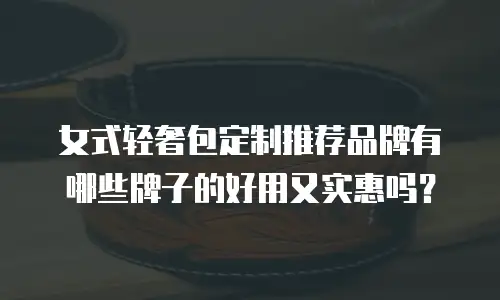 女式轻奢包定制推荐品牌有哪些牌子的好用又实惠吗？