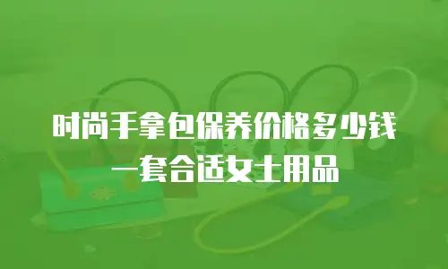 时尚手拿包保养价格多少钱一套合适女士用品
