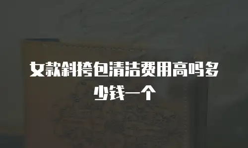 女款斜挎包清洁费用高吗多少钱一个