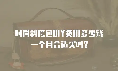 时尚斜挎包DIY费用多少钱一个月合适买吗？