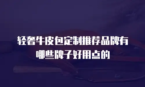 轻奢牛皮包定制推荐品牌有哪些牌子好用点的