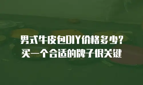 男式牛皮包DIY价格多少？买一个合适的牌子很关键