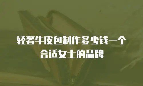 轻奢牛皮包制作多少钱一个合适女士的品牌