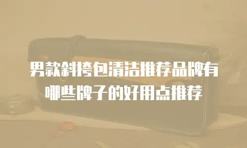 男款斜挎包清洁推荐品牌有哪些牌子的好用点推荐
