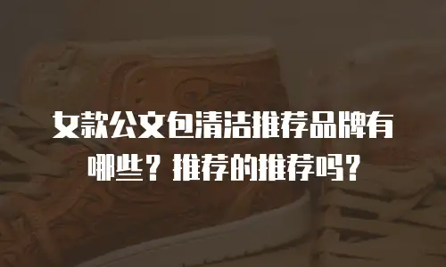 女款公文包清洁推荐品牌有哪些？推荐的推荐吗？