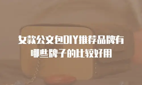 女款公文包DIY推荐品牌有哪些牌子的比较好用