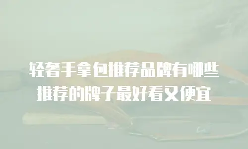 轻奢手拿包推荐品牌有哪些推荐的牌子最好看又便宜