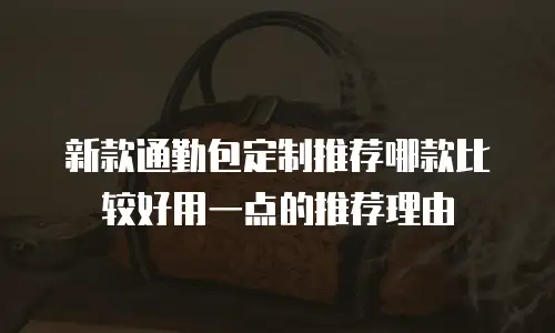 新款通勤包定制推荐哪款比较好用一点的推荐理由