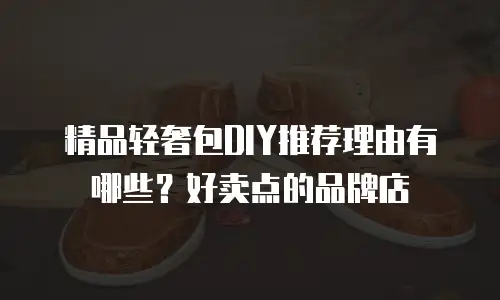 精品轻奢包DIY推荐理由有哪些？好卖点的品牌店