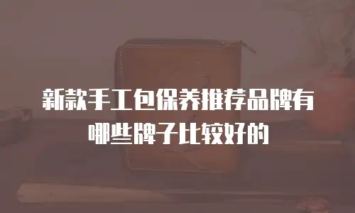 新款手工包保养推荐品牌有哪些牌子比较好的