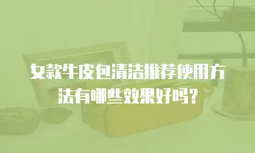 女款牛皮包清洁推荐使用方法有哪些效果好吗？