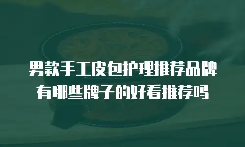 男款手工皮包护理推荐品牌有哪些牌子的好看推荐吗