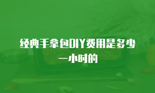 经典手拿包DIY费用是多少一小时的